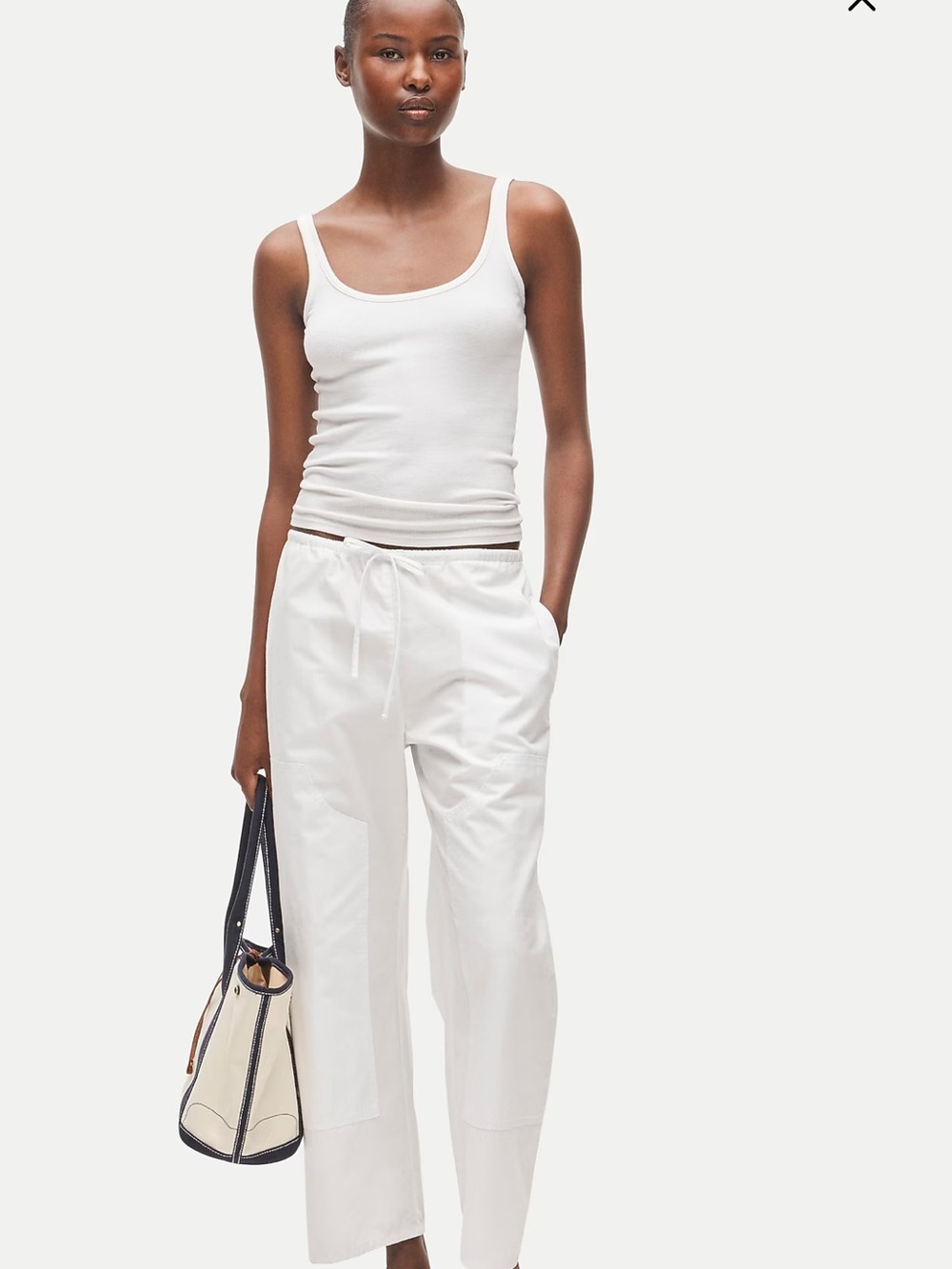 J. Crew White Luna Pant - Never Worn